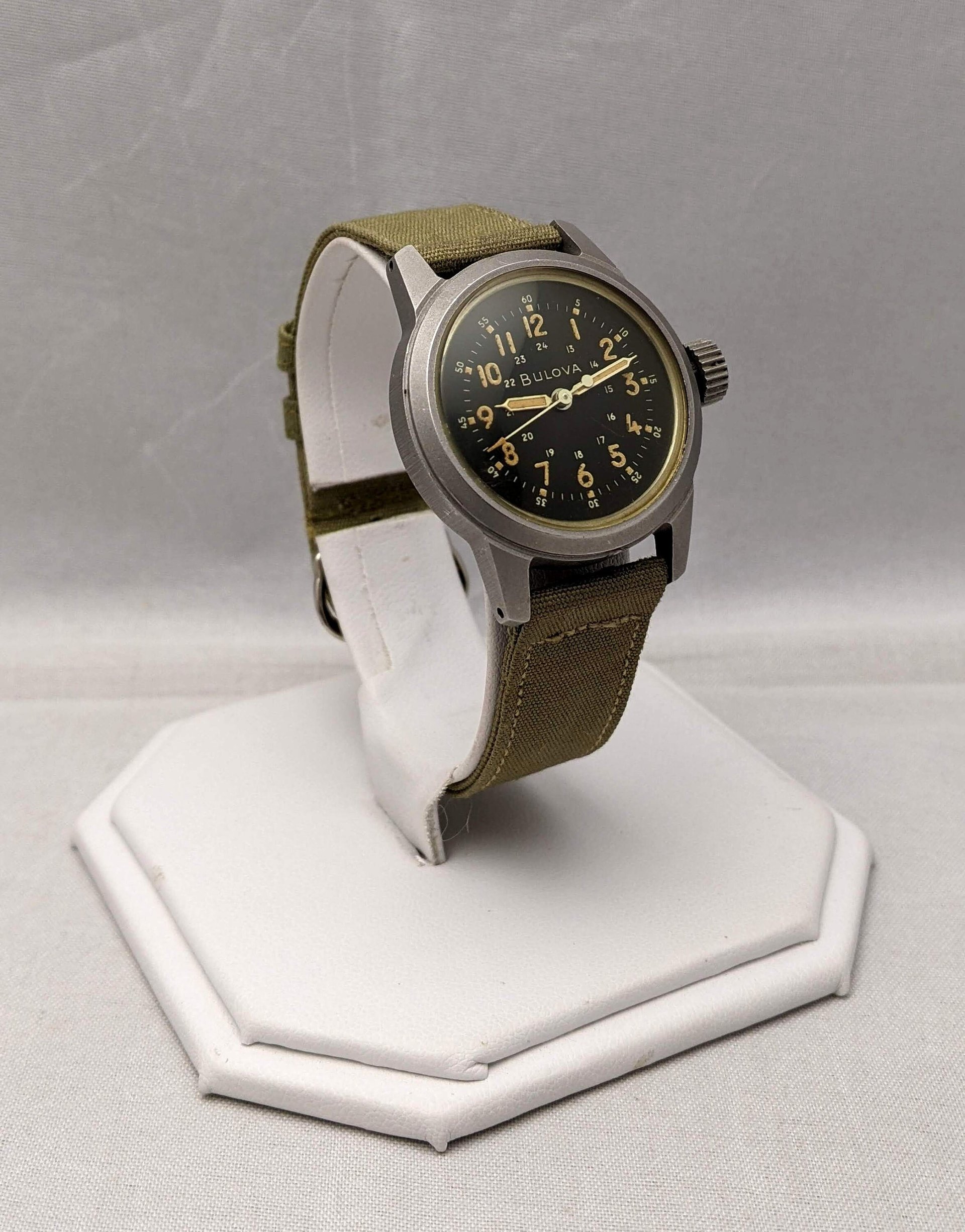 1958 Bulova Military Issue A-17A Hacking Watch