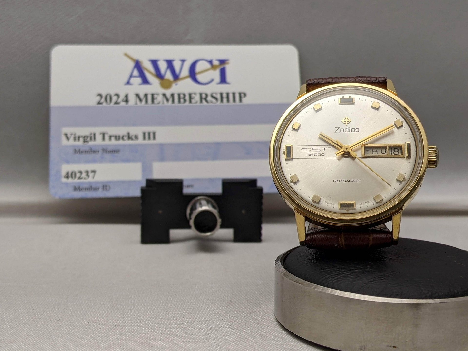 1970 Zodiac SST 36000 High Beat Watch