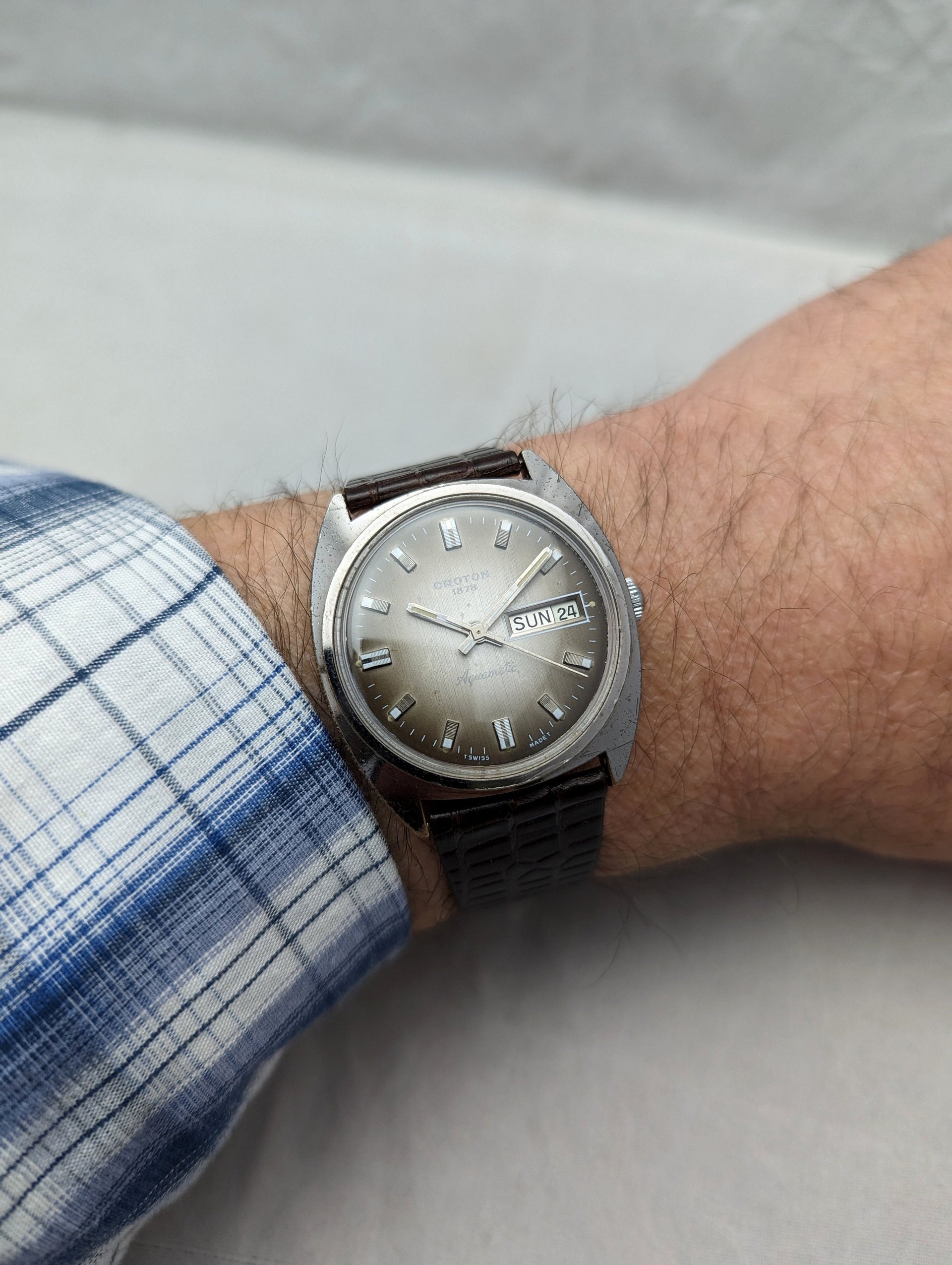 1970s Croton Aquamatic Watch