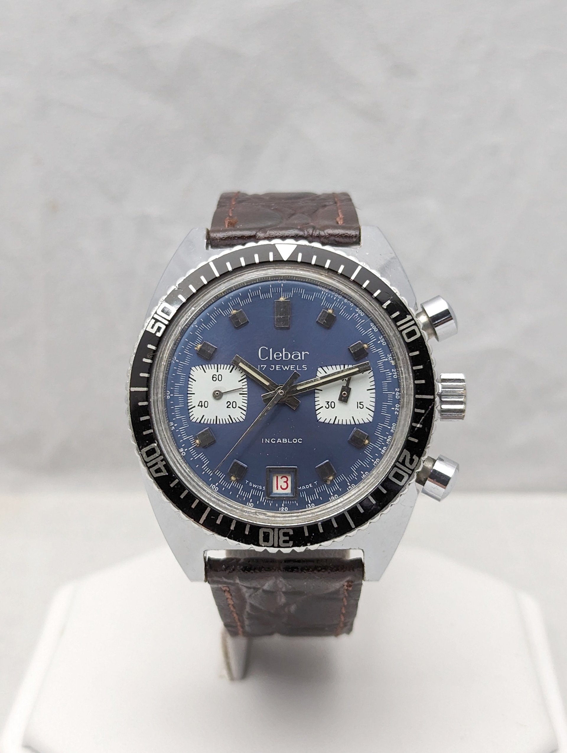 1970s Clebar Deep Sea Chronograph