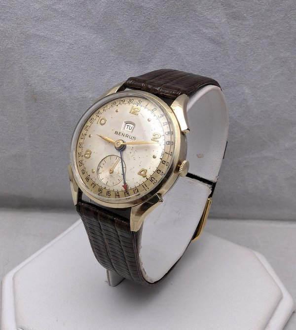 1950s Benrus Pointer Calendar Watch