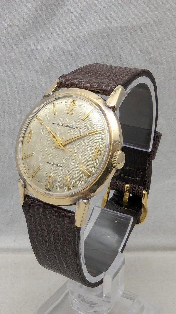 1960s Nivada Grenchen "Aquamatic" Watch