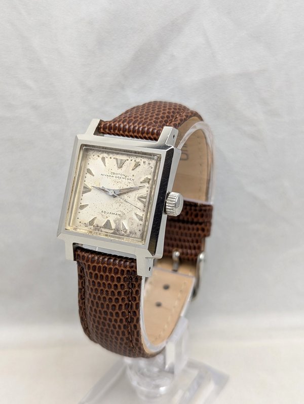 1960's Croton Nivada Grenchen Aquaman Watch 