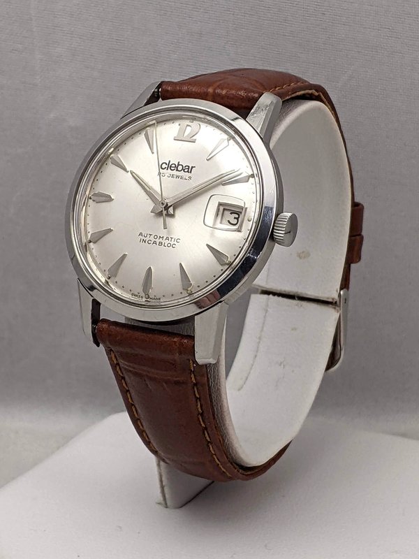 1960s Clebar Zodiac 25 Jewel Automatic Watch