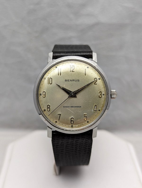 Vintage 1960s Benrus Steel Watch