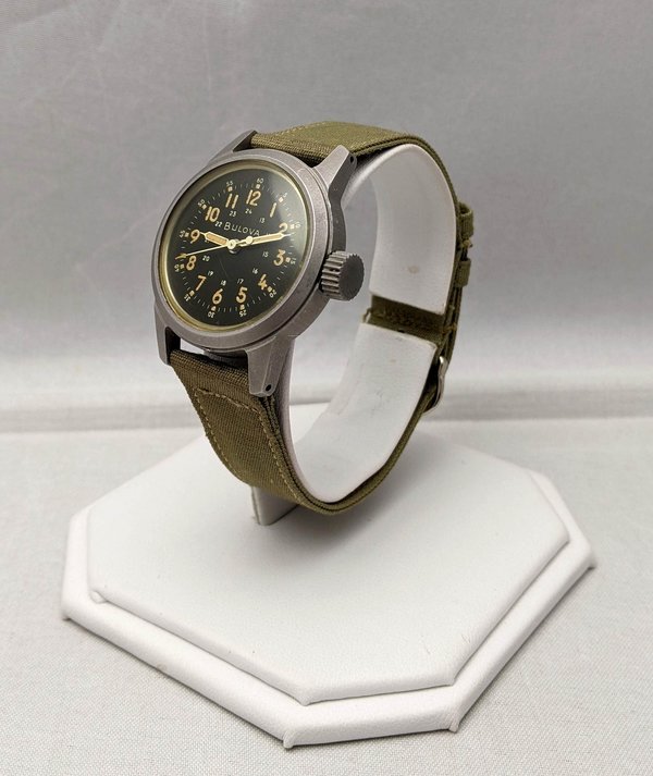 1958 Bulova Military Issue A-17A Hacking Watch