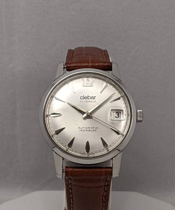 1960s Clebar Zodiac 25 Jewel Automatic Watch