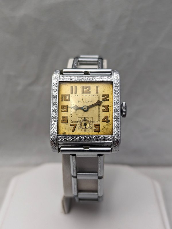 1928 Bulova Surrey Watch with Original Case