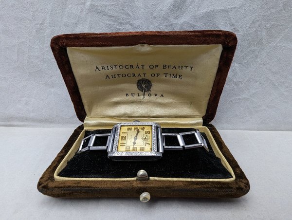 1928 Bulova Surrey Watch with Original Case